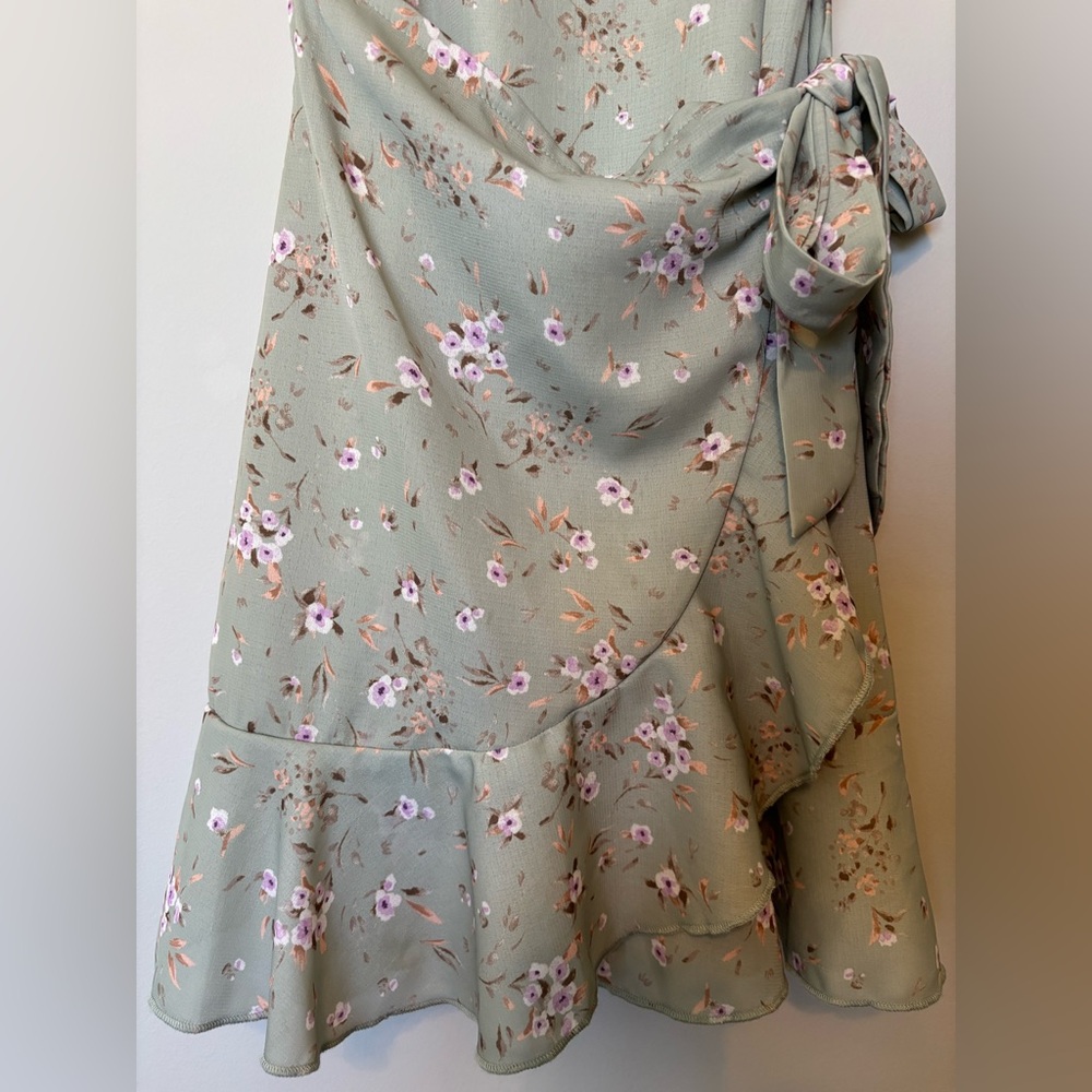 ALTAR’D STATE Floral Wrap Mini Dress - Picture 2 of 5